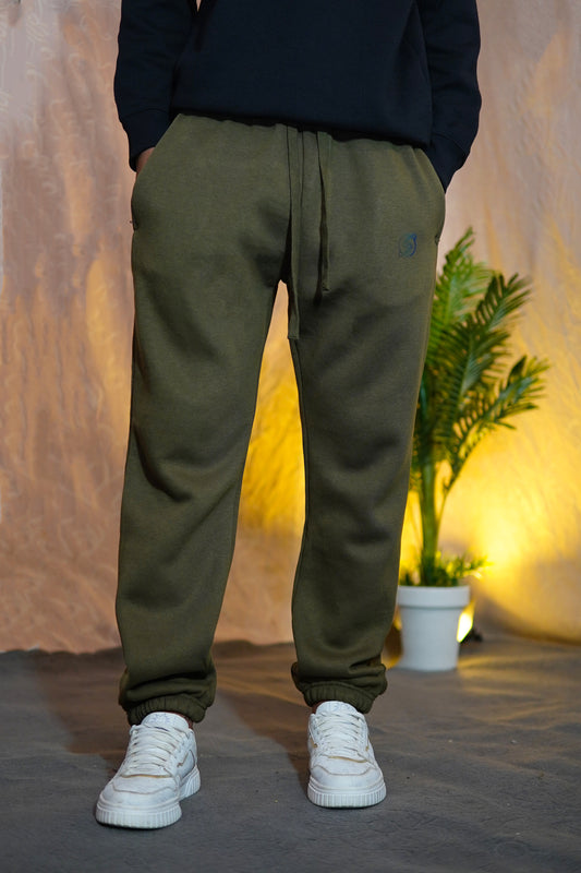 Men's Loose Fit Warm Fleece Sweatpants Joggers Pants